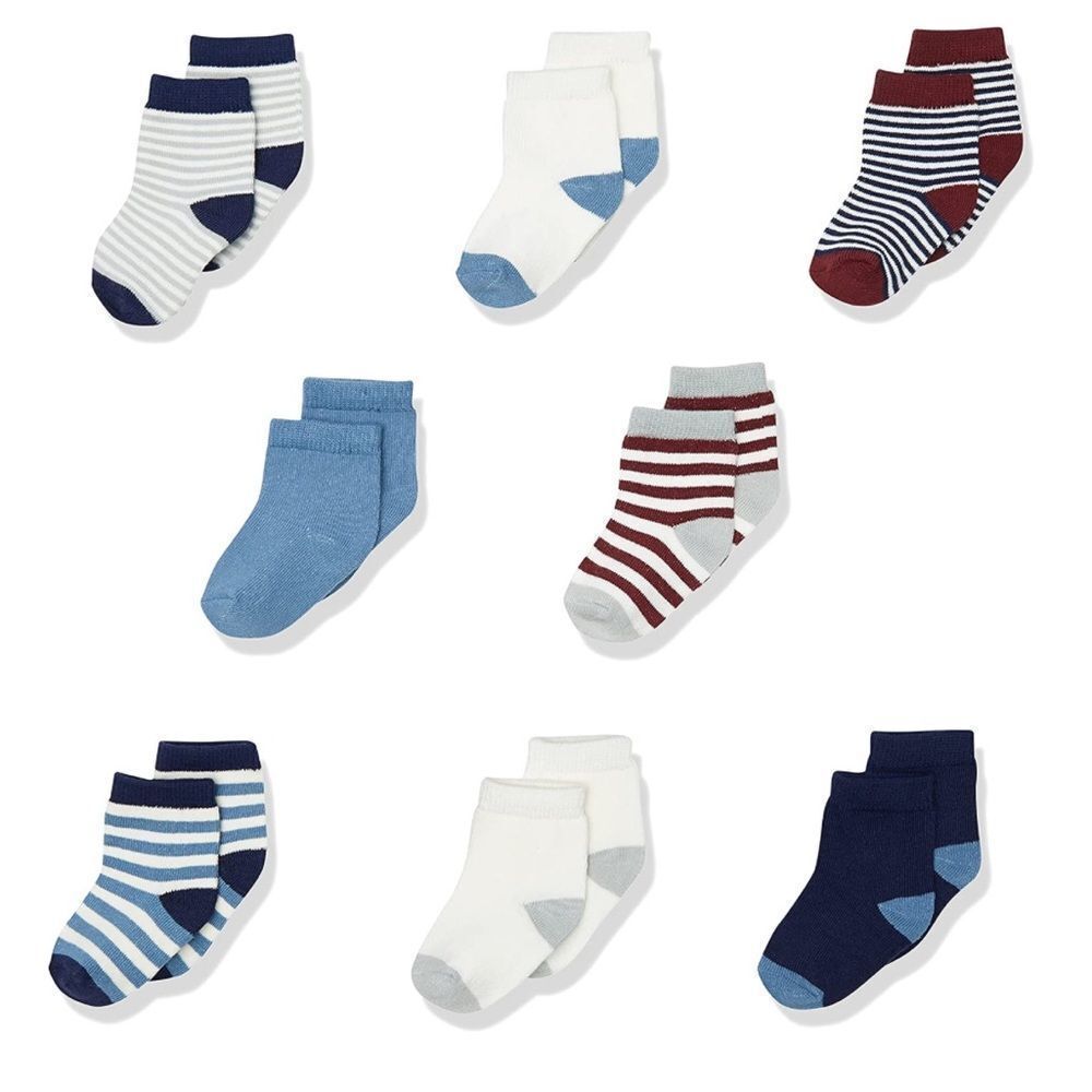 NWT Touched By Nature Baby Socks (8 pairs)